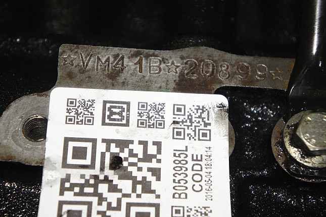 Номер двигателя и фотография площадки Opel 25TDS (VM41B)