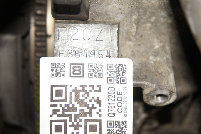Номер двигателя и фотография площадки ROVER F 20 Z1