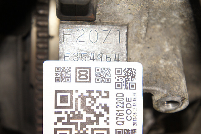 Номер двигателя и фотография площадки ROVER F 20 Z1
