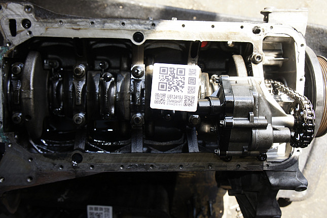 Фотография блока двигателя без поддона (коленвала) Mercedes OM 611A (60 KW CDI)