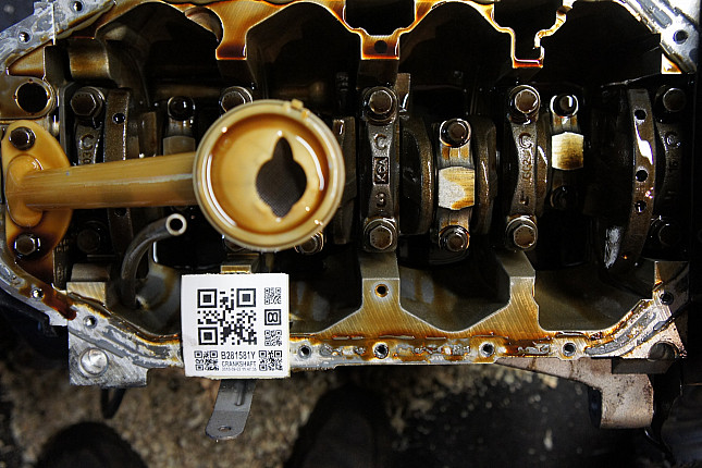 Фотография блока двигателя без поддона (коленвала) VW CGGB