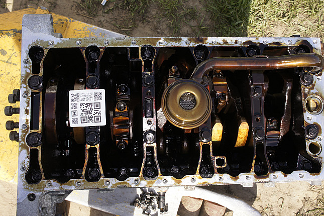 Фотография блока двигателя без поддона (коленвала) Volvo B 5244 S