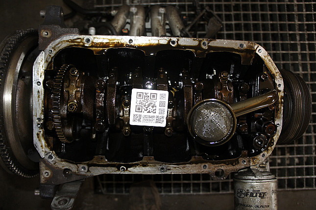 Фотография блока двигателя без поддона (коленвала) Hyundai G4EA