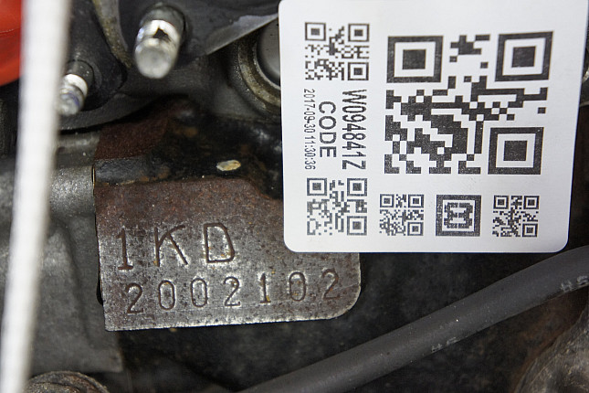 Номер двигателя и фотография площадки Toyota 1KD-FTV