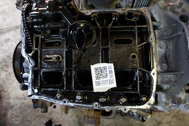 Фотография блока двигателя без поддона (коленвала) Ford F3FA