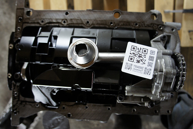 Фотография блока двигателя без поддона (коленвала) VW BLS