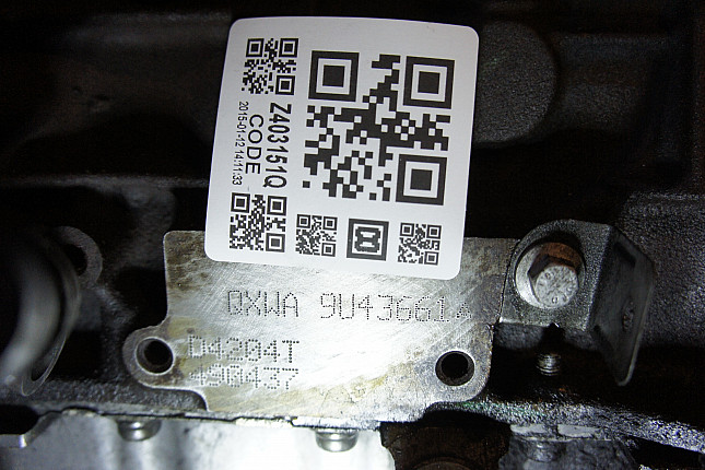 Номер двигателя и фотография площадки FORD QXWA