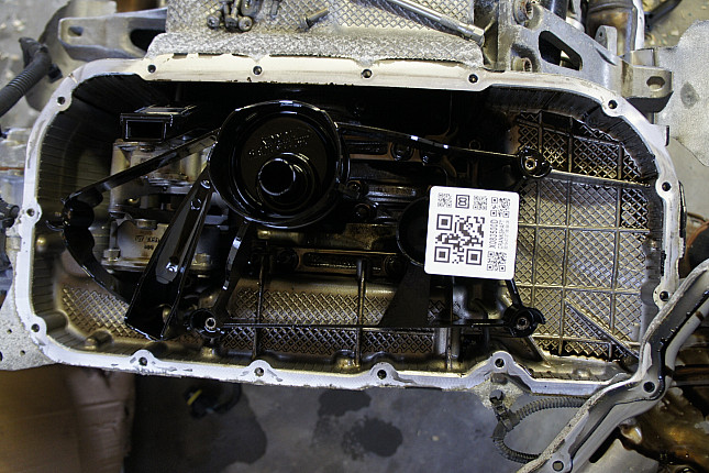 Фотография блока двигателя без поддона (коленвала) Audi CDU