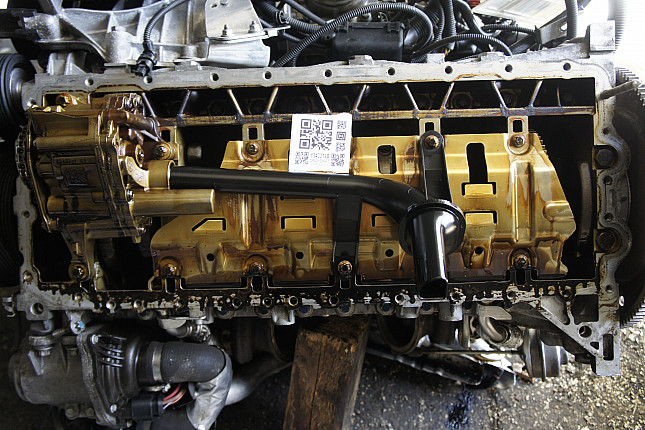 Фотография блока двигателя без поддона (коленвала) BMW N54 B30 A