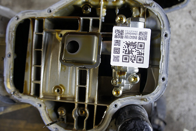 Фотография блока двигателя без поддона (коленвала) Toyota 1AZ-FE