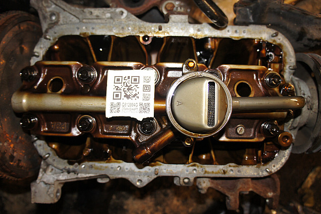 Фотография блока двигателя без поддона (коленвала) HONDA D14A4