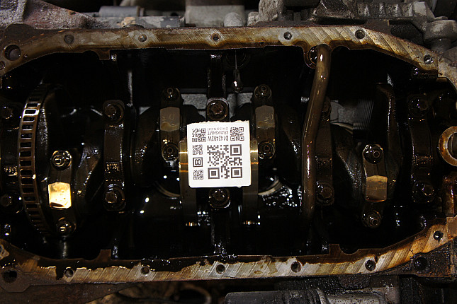 Фотография блока двигателя без поддона (коленвала) SAAB B204I