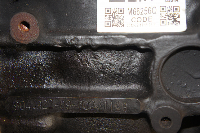 Номер двигателя и фотография площадки MERCEDES-BENZ OM 904.923