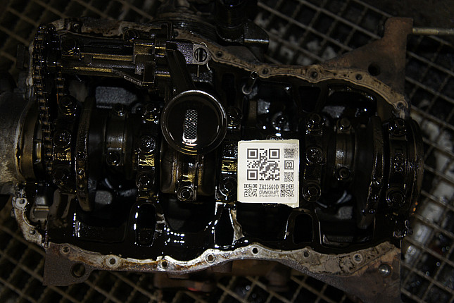 Фотография блока двигателя без поддона (коленвала) Renault K9K 728