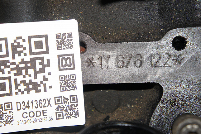 Номер двигателя и фотография площадки VW 1Y