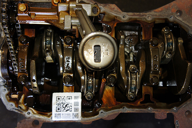 Фотография блока двигателя без поддона (коленвала) RENAULT k4mc813