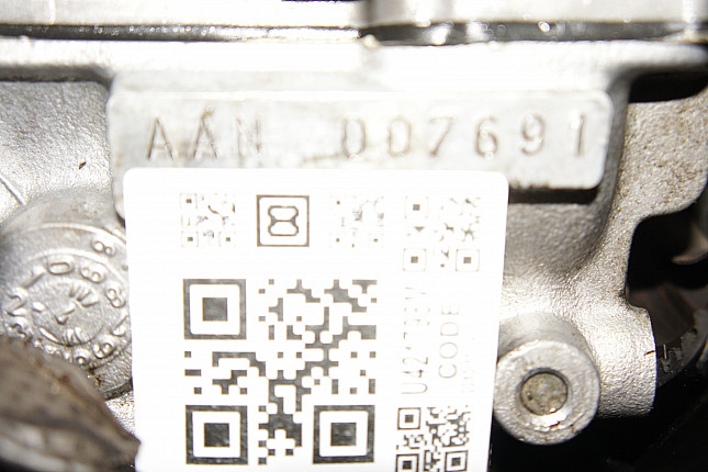 Номер двигателя и фотография площадки AUDI AAN