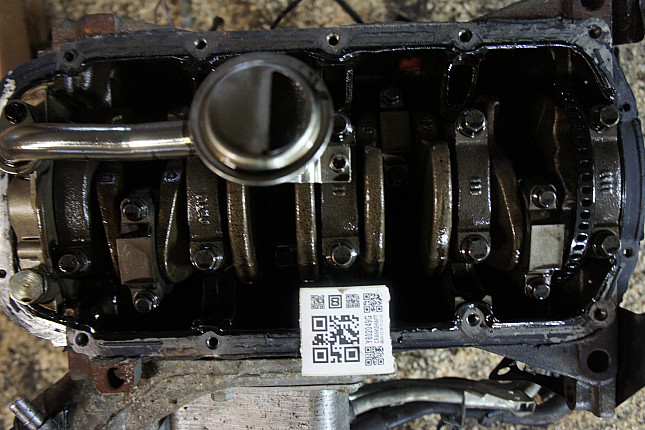 Фотография блока двигателя без поддона (коленвала) FIAT D19AA