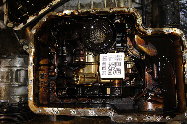 Фотография блока двигателя без поддона (коленвала) AUDI ASG