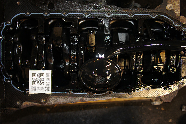 Фотография блока двигателя без поддона (коленвала) VW AAB