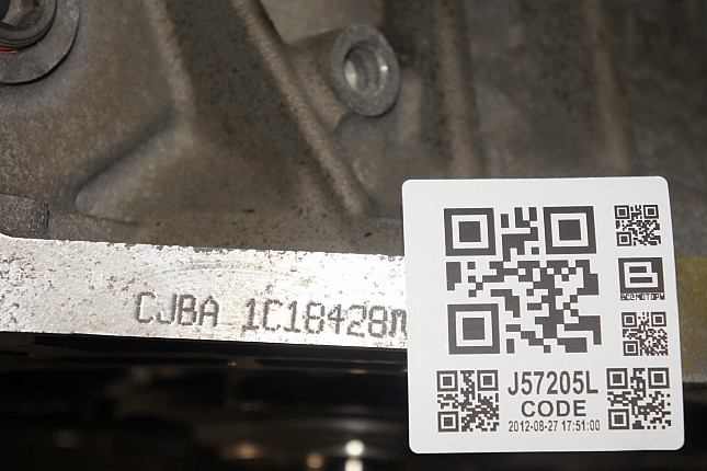 Номер двигателя и фотография площадки FORD CJBA