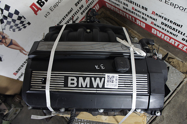 Фотография контрактного двигателя сверху BMW M52 B(20 6 S3) Vanos