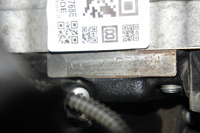 Номер двигателя и фотография площадки VW CCTA