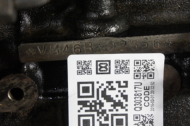 Номер двигателя и фотография площадки Jeep VM