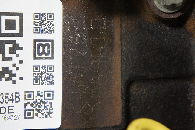 Номер двигателя и фотография площадки Renault K4M 782