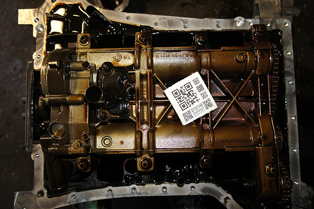 Фотография блока двигателя без поддона (коленвала) MERCEDES-BENZ M 271.950
