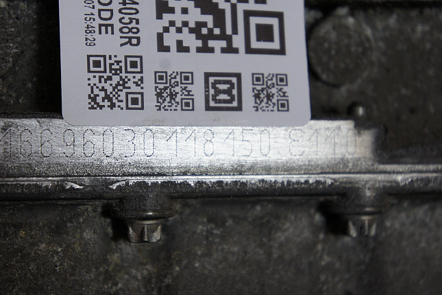 Номер двигателя и фотография площадки Mercedes M 166.960