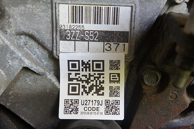 Номер двигателя и фотография площадки TOYOTA 3ZZ-FE