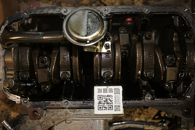 Фотография блока двигателя без поддона (коленвала) FIAT D19AA