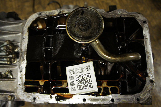 Фотография блока двигателя без поддона (коленвала) Mazda B6D