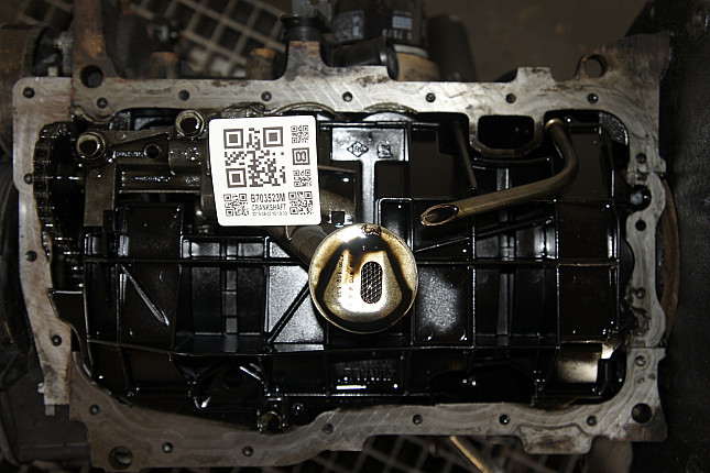 Фотография блока двигателя без поддона (коленвала) Renault F9Q 730