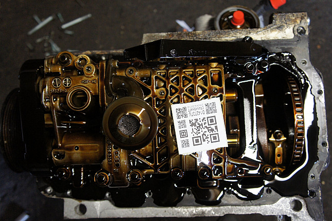 Фотография блока двигателя без поддона (коленвала) AUDI ALT