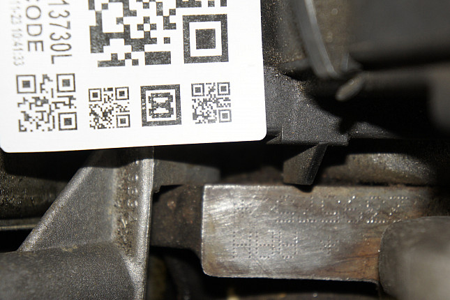 Номер двигателя и фотография площадки Audi AAH