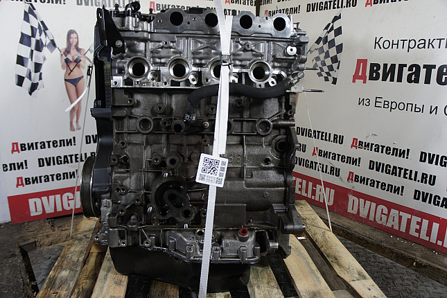 Фотография мотора Land Rover 224DT с теплообменником и корпусом масленого фильтра 