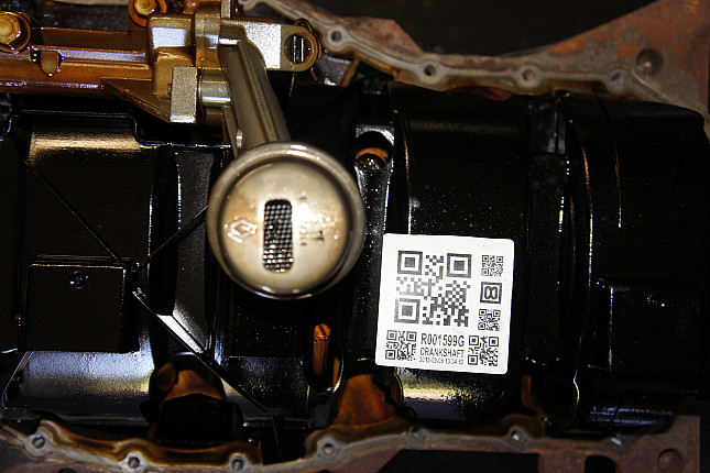 Фотография блока двигателя без поддона (коленвала) Renault K4M 761