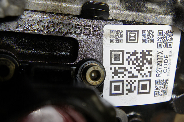 Номер двигателя и фотография площадки VW ARG
