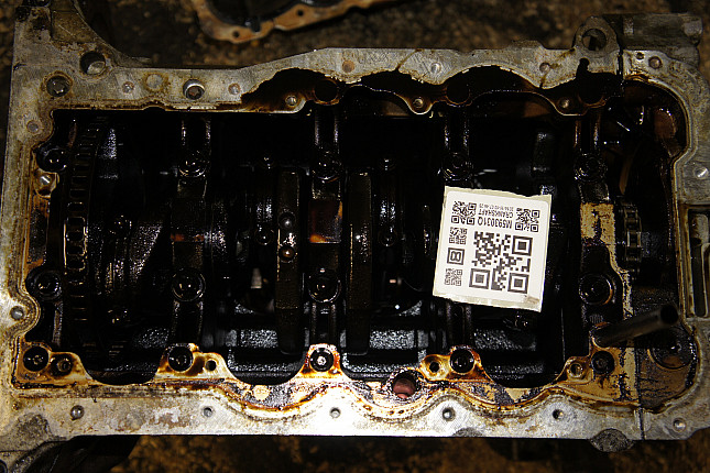 Фотография блока двигателя без поддона (коленвала) OPEL Z 12 XE