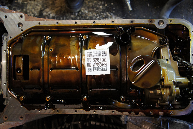 Фотография блока двигателя без поддона (коленвала) MERCEDES-BENZ M 111.970