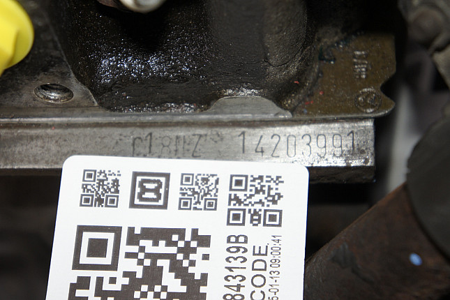 Номер двигателя и фотография площадки OPEL C 18 NZ