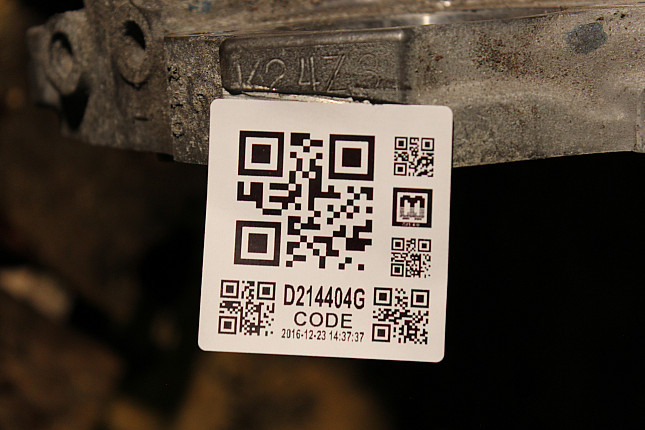 Номер двигателя и фотография площадки Honda K24Z3