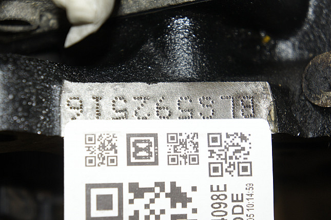 Номер двигателя и фотография площадки VW BLS