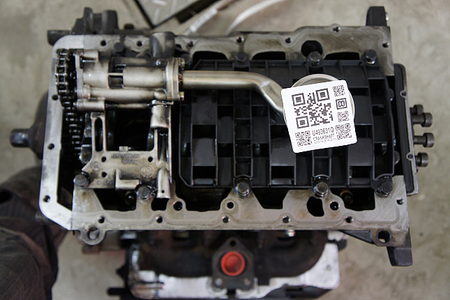 Фотография блока двигателя без поддона (коленвала) BMW M47 D20 (204D4)