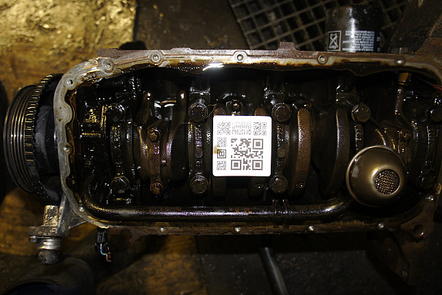 Фотография блока двигателя без поддона (коленвала) Opel X 16 XEL