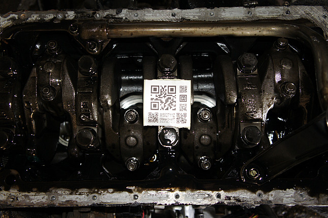 Фотография блока двигателя без поддона (коленвала) NISSAN TD27TI
