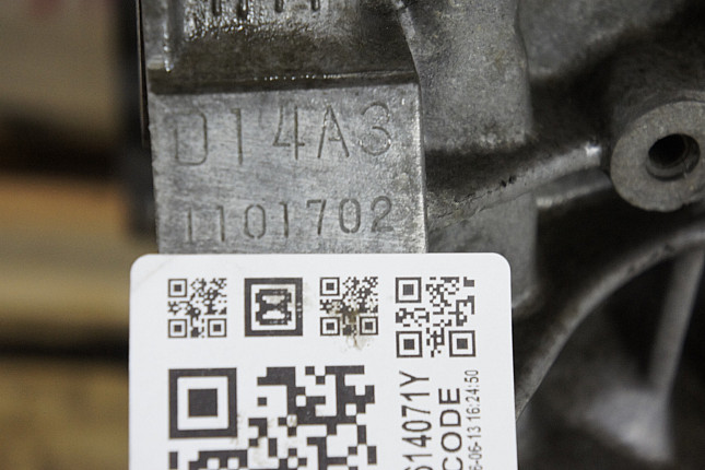 Номер двигателя и фотография площадки Honda D14A3