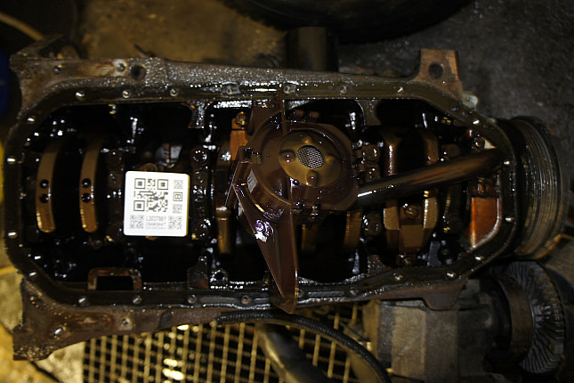 Фотография блока двигателя без поддона (коленвала) Audi AAR